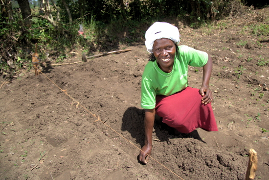Beatrice is looking forward to growing French beans after seeing high yields for other farmers.